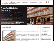 Tablet Screenshot of hotelmayna.es